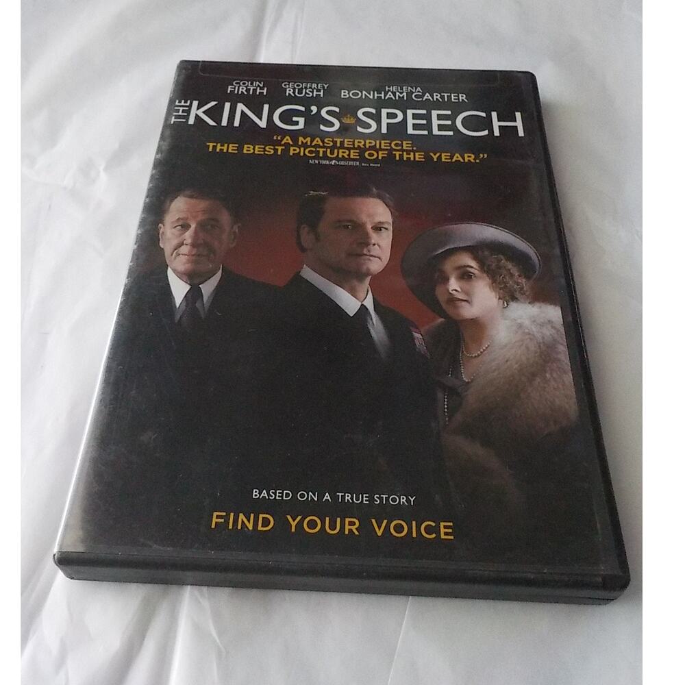 DVD Movie The Kings Speech True Story Anchor Bay Films